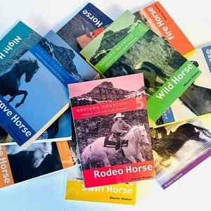 Near Complete Set Series - Lot of 9 Mustang Mountain books by Sharon Siamon